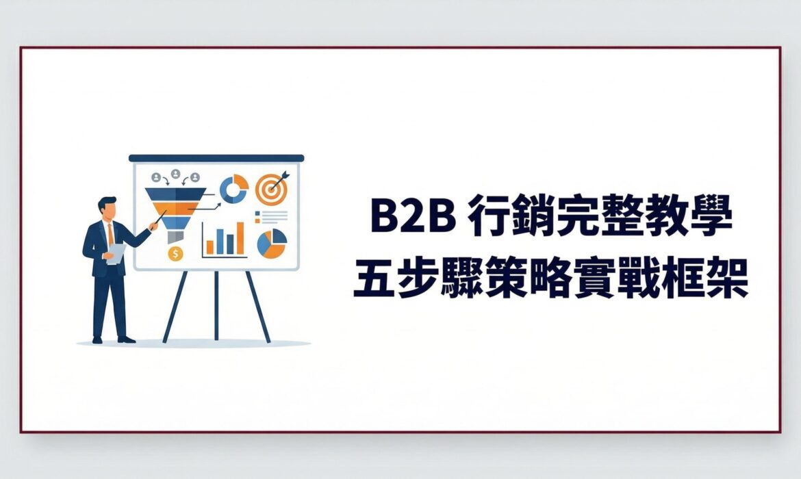 B2B 行銷完整教學 五步驟策略實戰框架