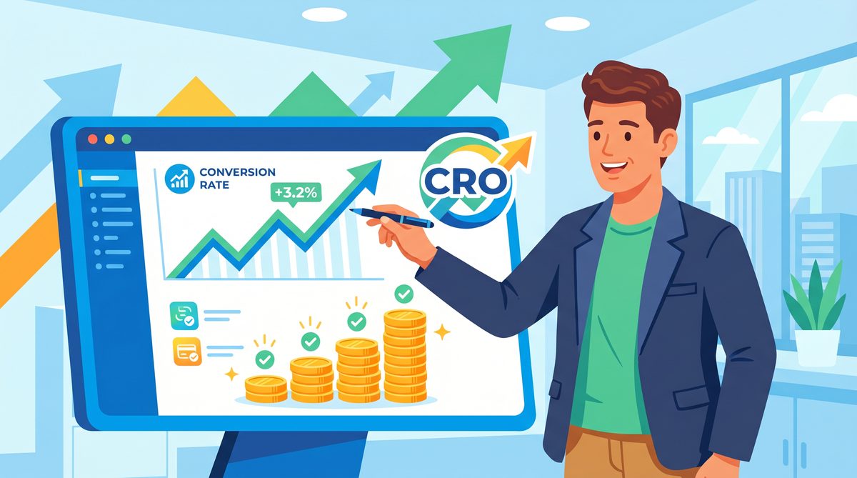 轉換率提升帶來的業績成長與高投資報酬率