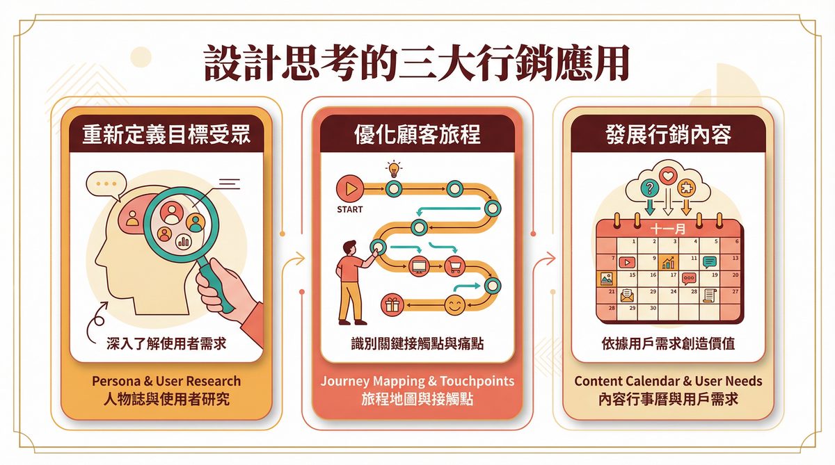 設計思考的三大行銷應用場景