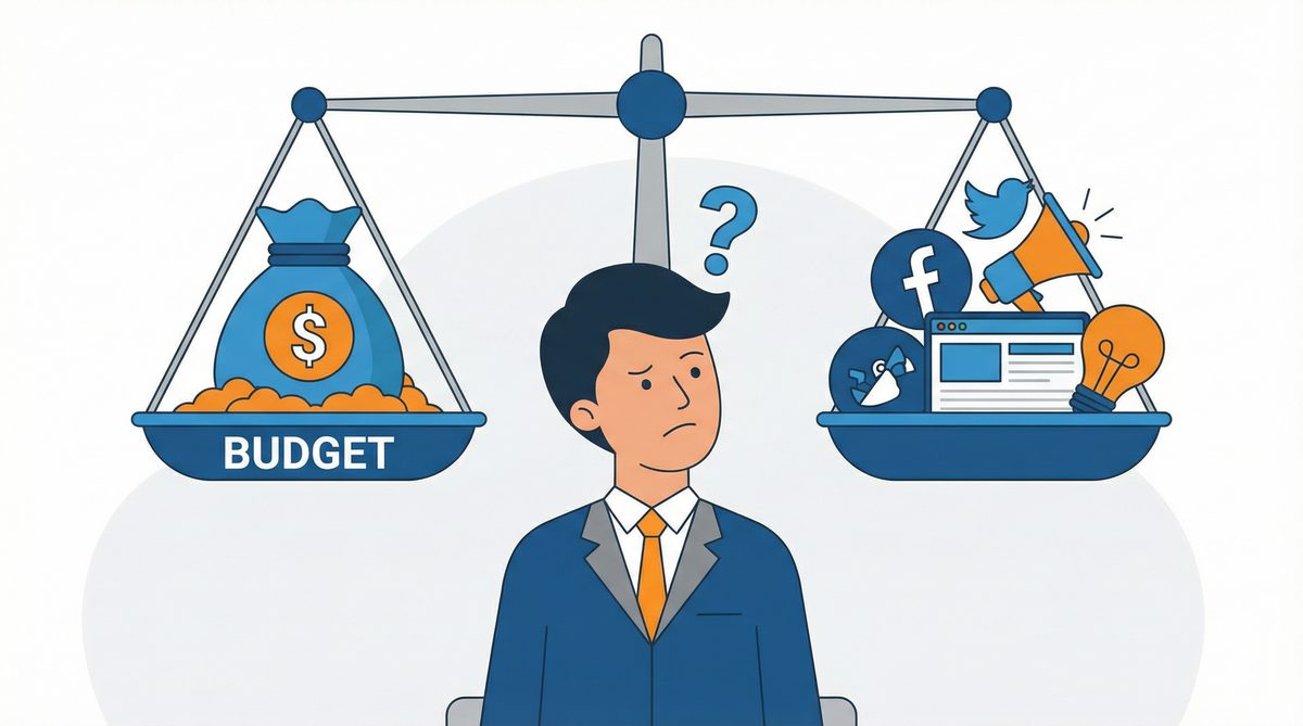 行銷預算編列是企業主面臨的挑戰