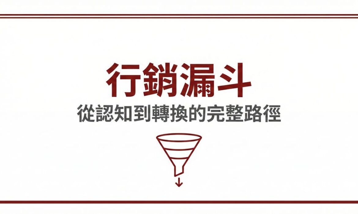 行銷漏斗從認知到轉換的完整路徑