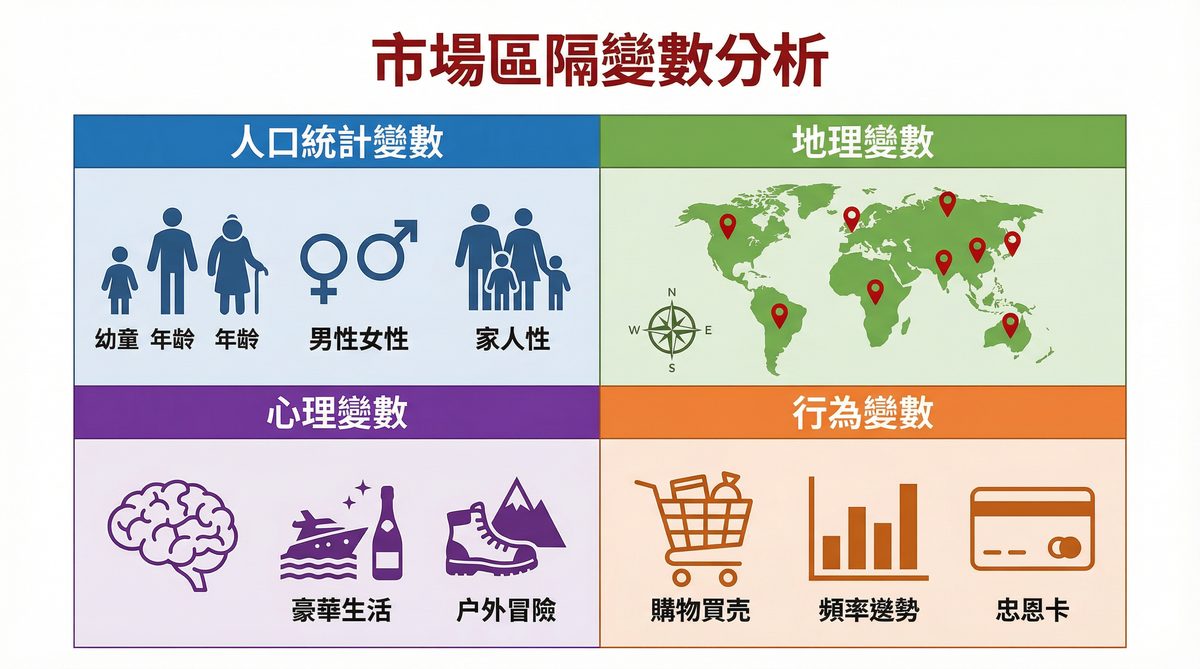 市場區隔變數分析