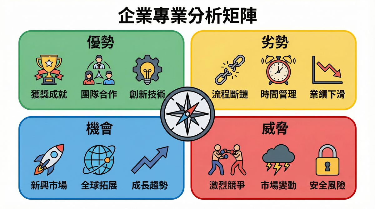 企業專業分析矩陣