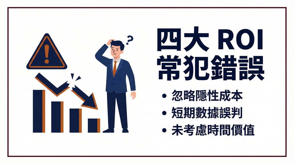 ROI ROAS SROI 三大投資報酬指標比較