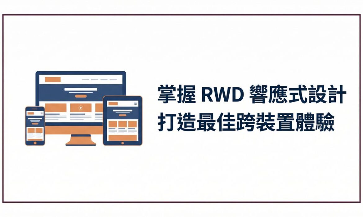 RWD 響應式網頁設計完整教學封面圖