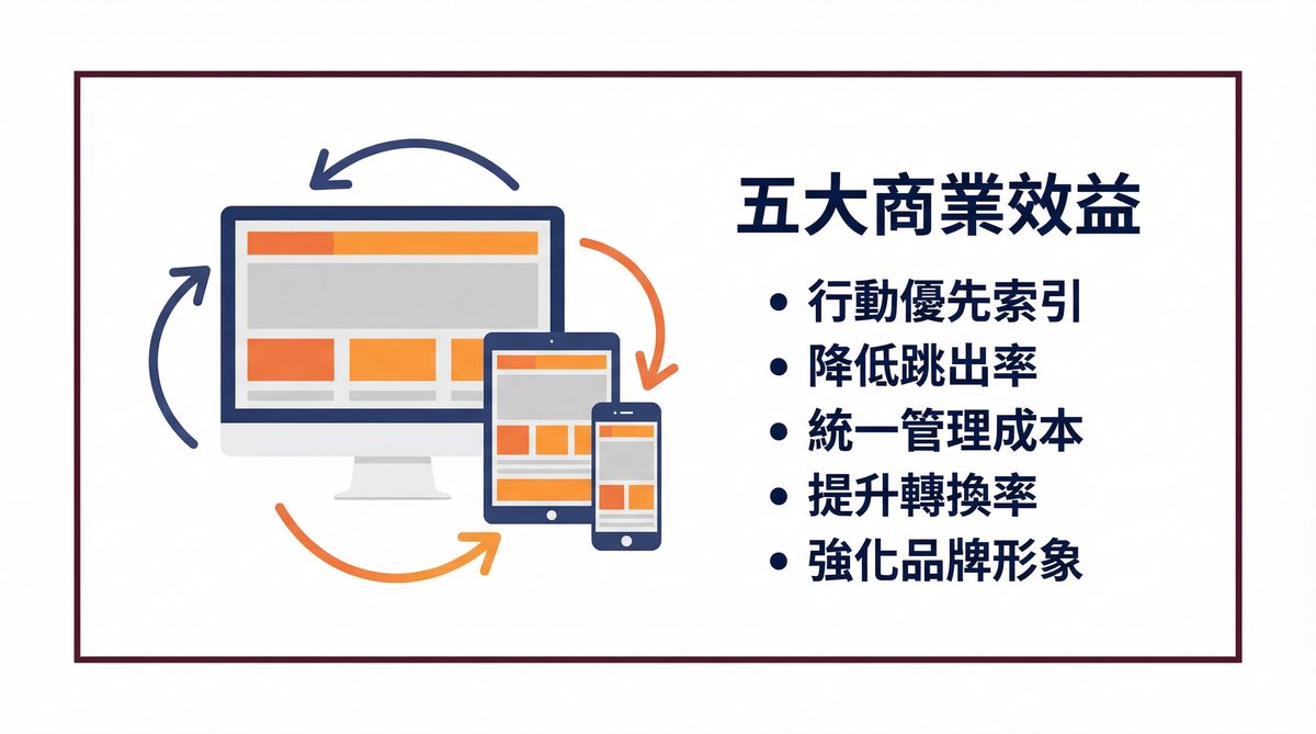 RWD 響應式網頁設計五大商業效益