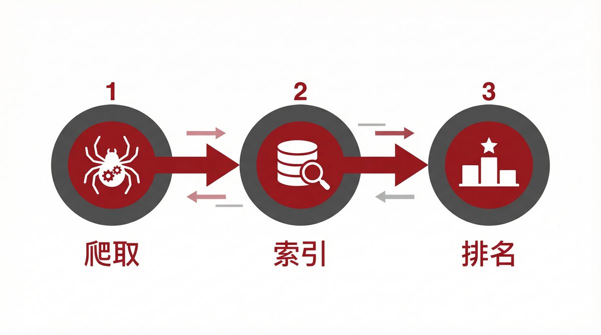 搜尋引擎三大核心機制：爬取、索引、排名