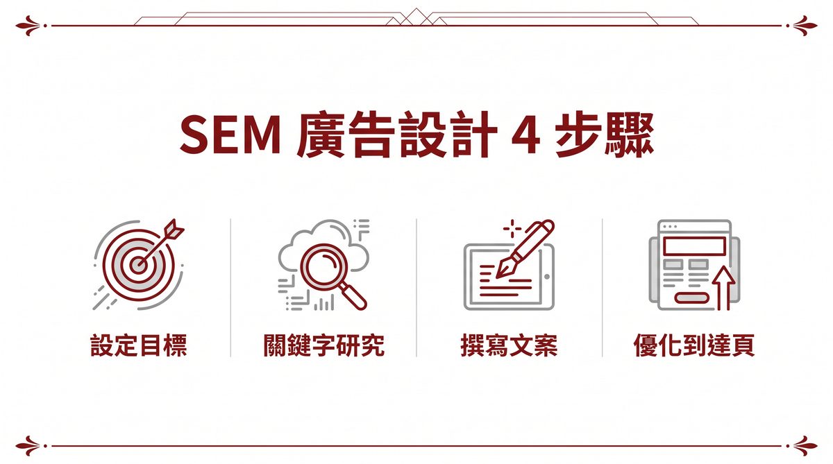 SEM 廣告設計 4 步驟