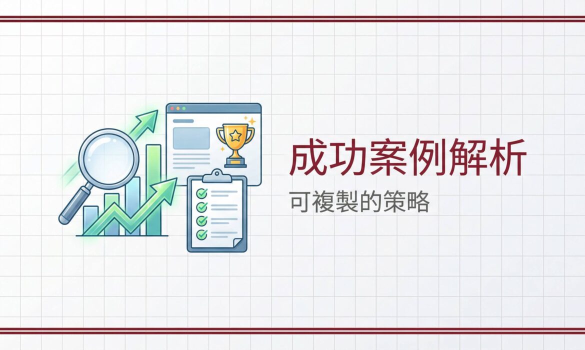 SEO 成功案例深度解析四大產業策略比較