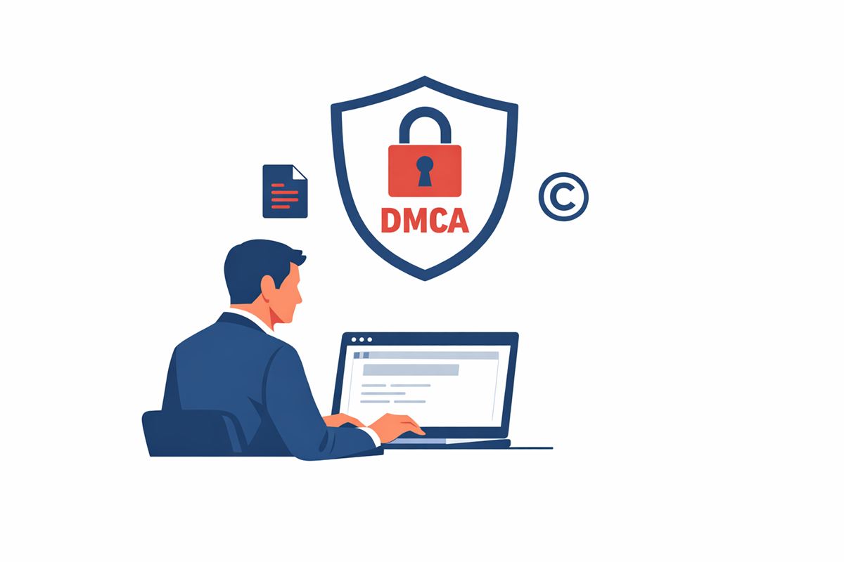 DMCA 是什麼?2026 年完整指南:Google 申訴流程、DMCA.com 工具與 AI 時代著作權保護 DMCA 是什麼?2026 年完整指南:Google 申訴流程、DMCA.com 工具與 AI 時代著作權保護