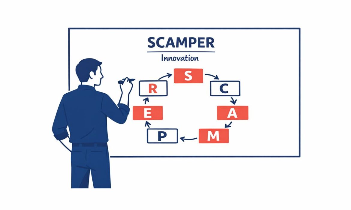 SCAMPER 奔馳法完整指南：7 元素詳解、台灣品牌實戰案例與 AI 時代應用