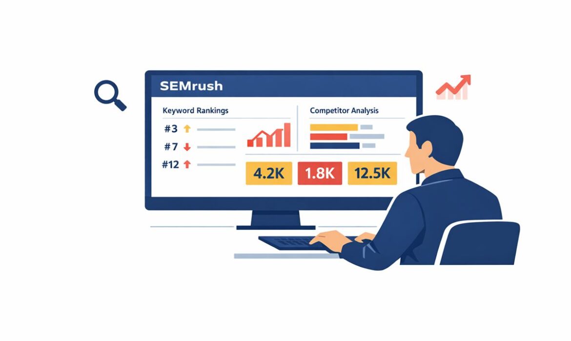 SEMrush 完整教學 2026:6 大功能實戰、價格比較、AI/GEO 工具與 Ahrefs 怎麼選