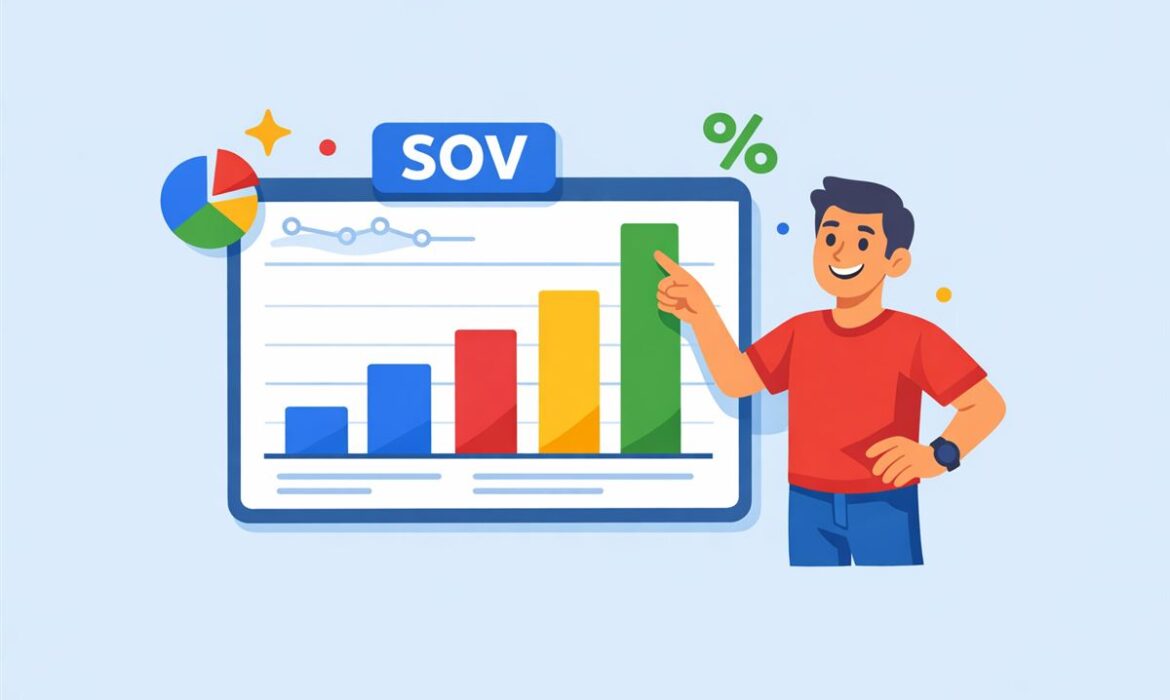 SOV 廣告完整攻略:聲量占比計算、Google 30/50/80 配置與 2026 年提升策略